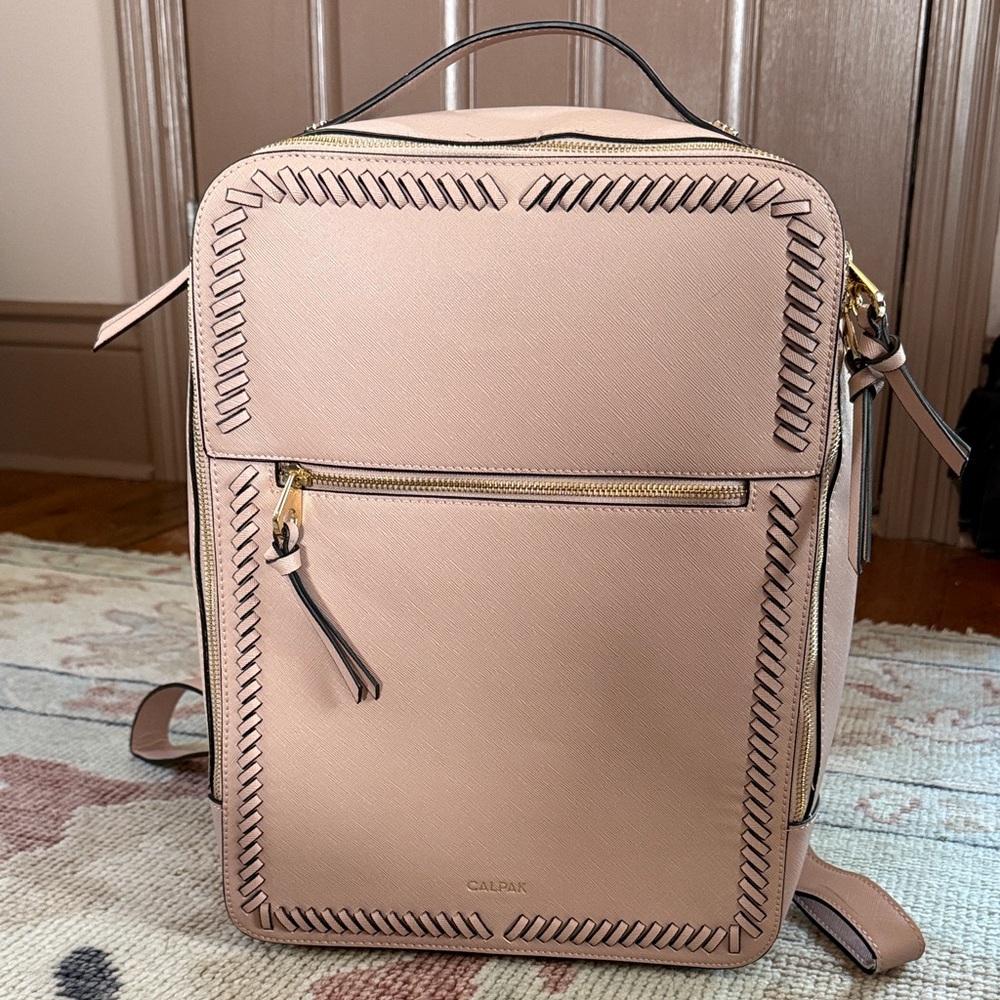 Calpak Kaya 15 inch Laptop Backpack in Mauve